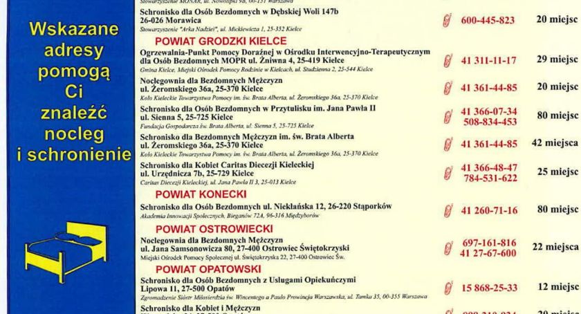 Przypominamy: Te adresy pomogą bezdomnym znaleźć nocleg i schronienie