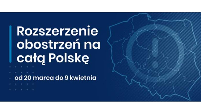 Koronawirus. Od jutra obowiązują ograniczenia w całej Polsce
