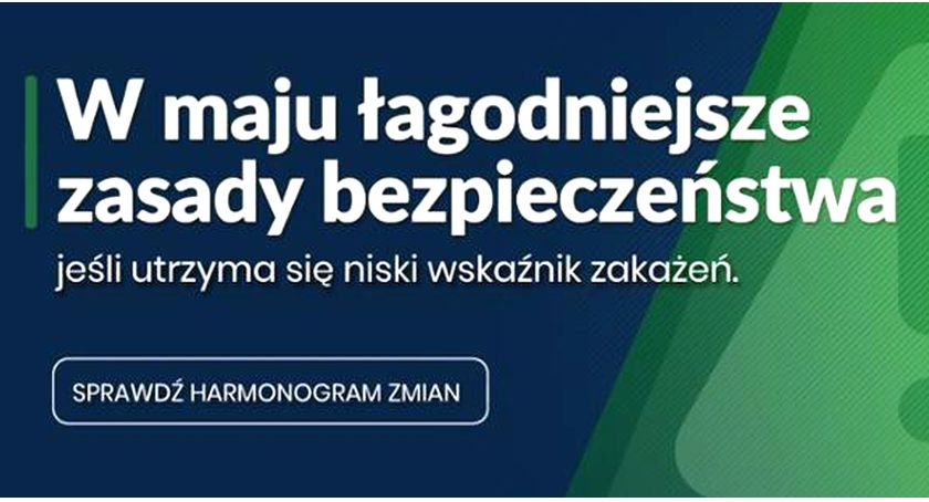 Jest mniej zakażeń COVID-19, więc rząd zapowiedział łagodzenie obostrzeń