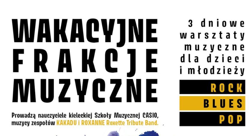 Zapraszają do Stąporkowa na Wakacyjne Frakcje Muzyczne z zespołem...