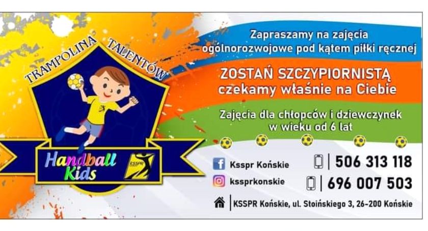 KSSPR Końskie prowadzi nabór do Akademii Piłki Ręcznej Handball Kids