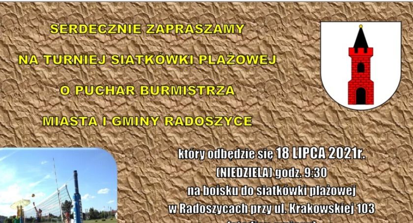 Zapraszają do Radoszyc na turniej siatkówki plażowej