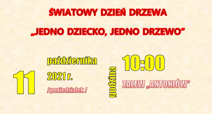 W Radoszycach nad zalewem Antoniów obchodzić będą Światowy Dzień Drzewa