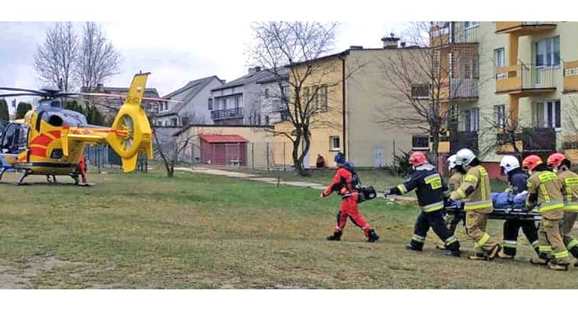 KOŃSKIE. GIEŁZÓW. Byli w stanie zagrożenia życia