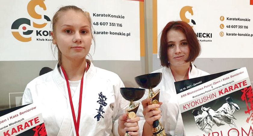 Dwa medale konecczanek na Mistrzostwach Polski Juniorów Młodszych Karate Kyokushin [ZDJĘCIA]