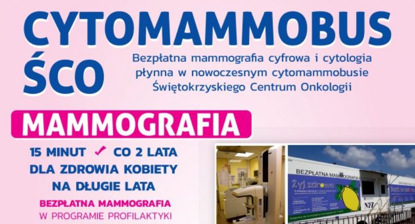 W Słupi Koneckiej będą bezpłatne badania. Przyjedzie cytomammobus