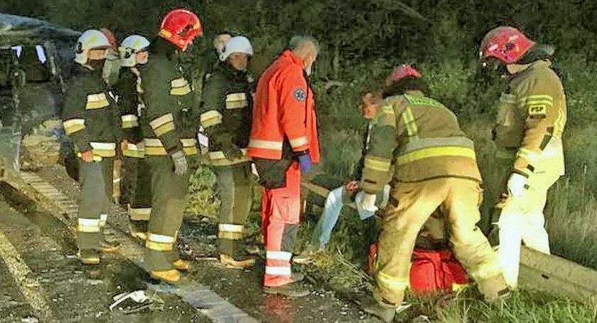 W Końskich zamiast pogotowia do wypadku pojechali strażacy