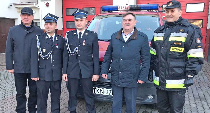 Z komendy powiatowej w Końskich poszedł na służbę do druhów w Słupi Koneckiej