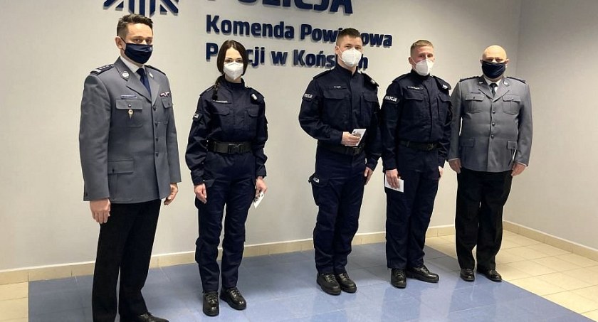 W Końskich ślubowali nowo przyjęci policjanci [ZDJĘCIA]