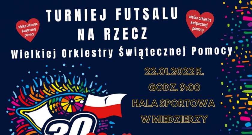 Turniej w Miedzierzy. Futsalowcy zagrają dla WOŚP