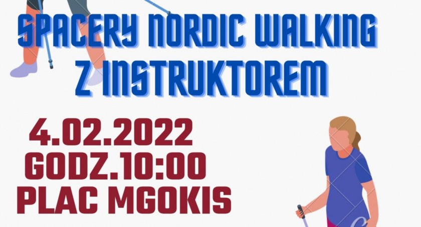 Zapraszają do Stąporkowa na spacery z kijkami z instruktorem