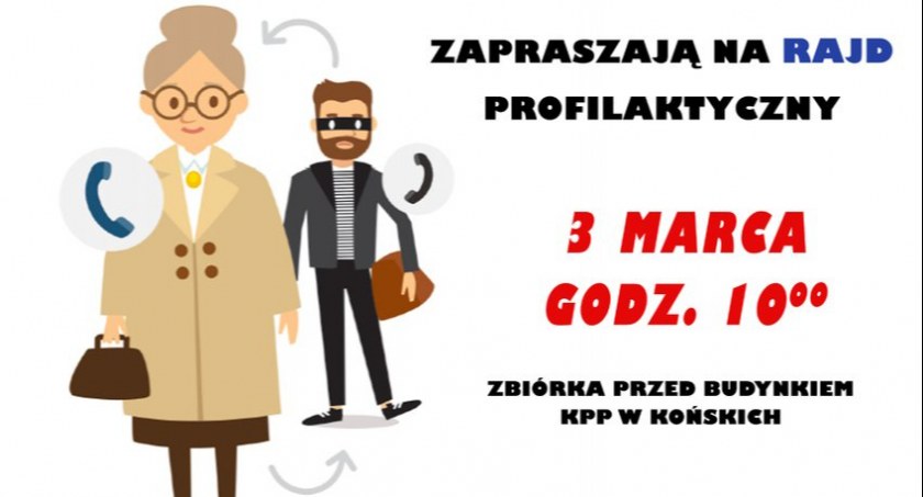KOŃSKIE - PIEKŁO. Policjanci organizują rajd dla starszych osób