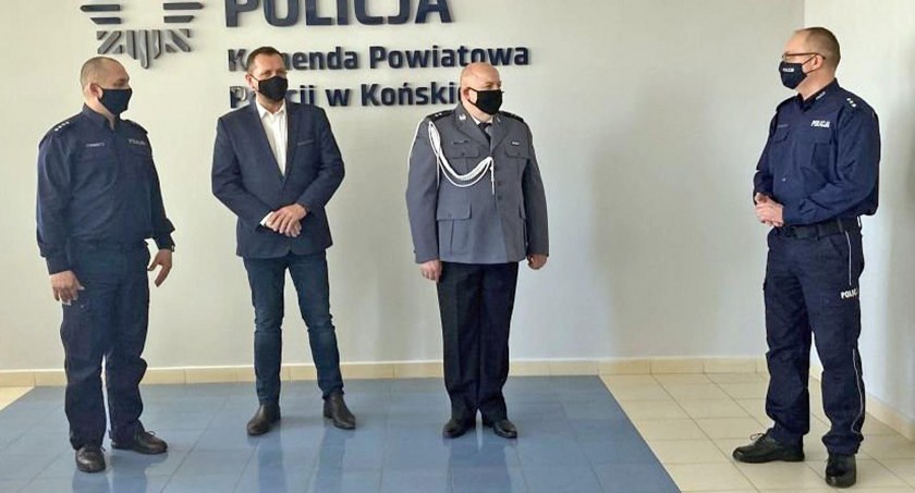 Oficer dyżurny koneckiej policji odszedł na emeryturę