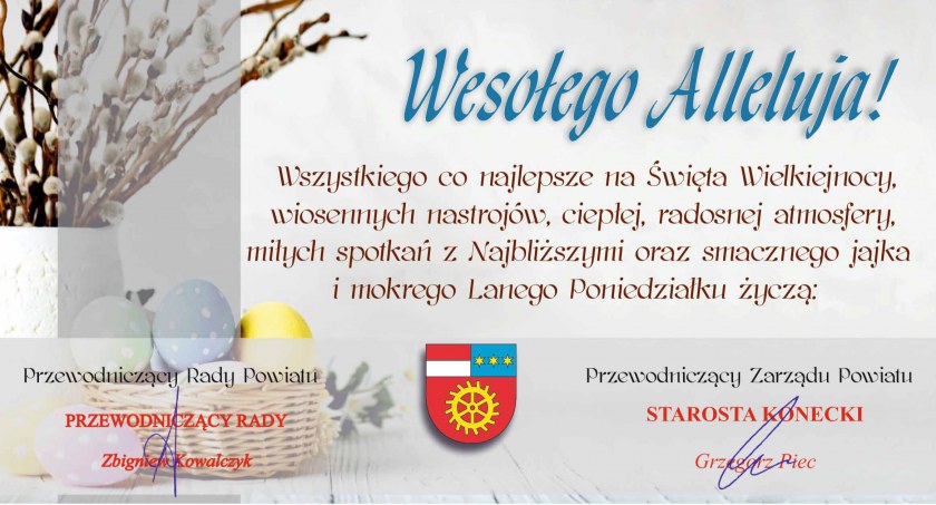 Świąteczne życzenia dla mieszkańców powiatu koneckiego