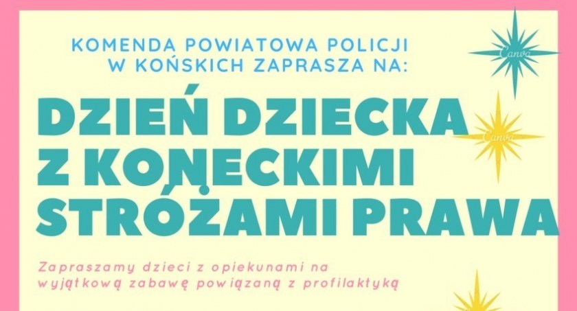 Koneccy policjanci zapraszają na Dzień Dziecka 