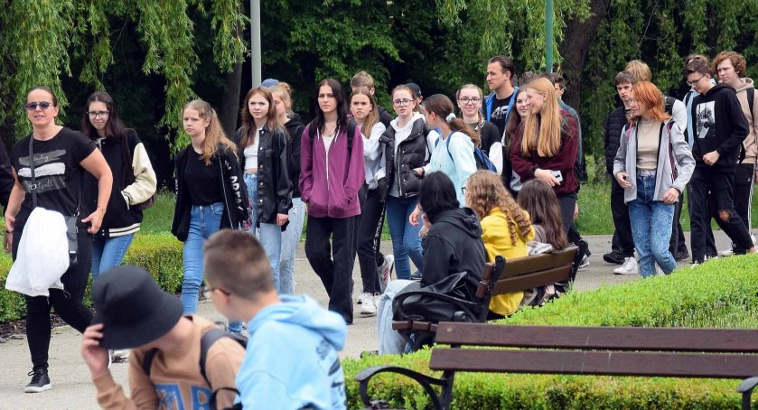 W Końskich rozmawiali o profilaktyce na trasie rajdu [ZDJĘCIA]