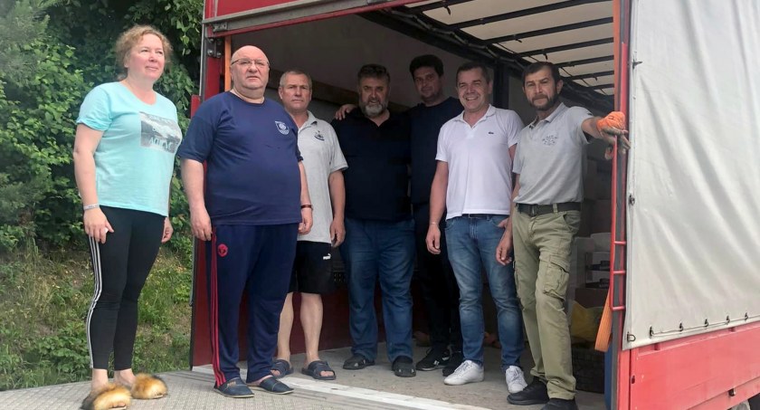 GMINA FAŁKÓW. Trzeci transport pomocy dla Ukrainy