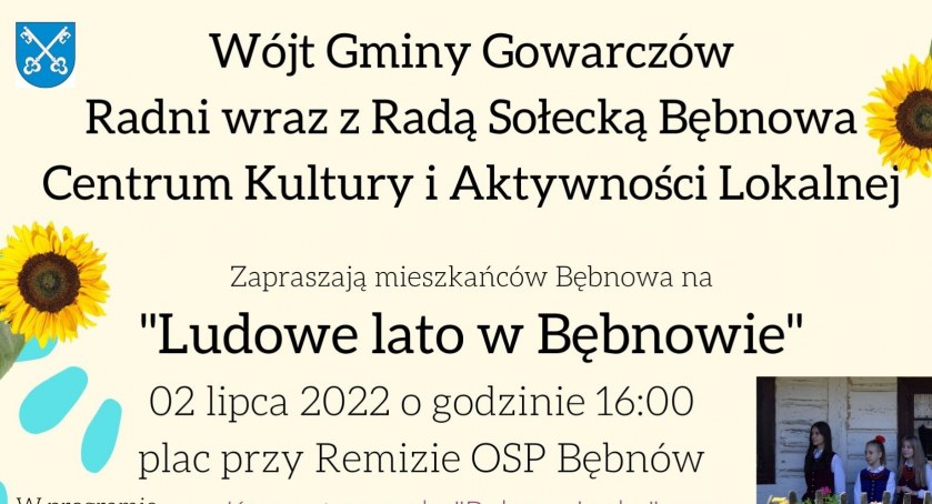 Zapraszają do Bębnowa na zabawę w ludowym stylu