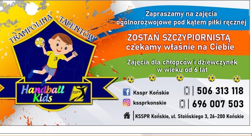 W akademii KSSPR Końskie najmłodsi chcą grać w piłkę ręczną