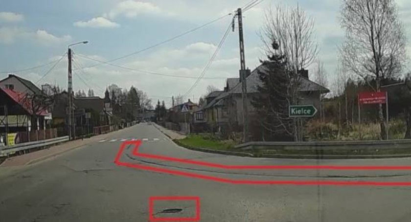 Dziury na drodze w Krasnej. Jest odpowiedź Zarządu Dróg Powiatowych 