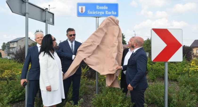 Rondo w Radoszycach ma imię świętego Rocha