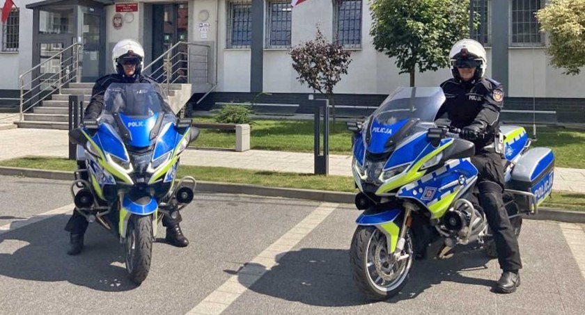 Nowe motocykle w koneckiej policji