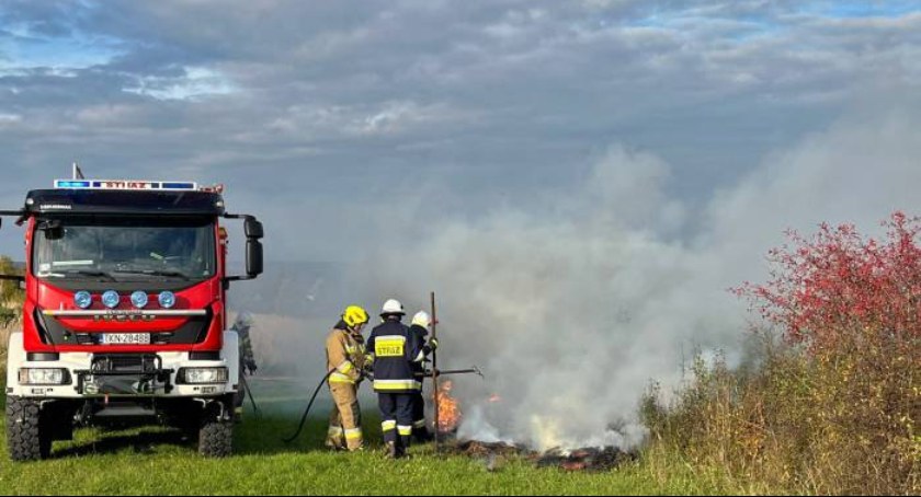 Dwa pożary w gminie Ruda Maleniecka