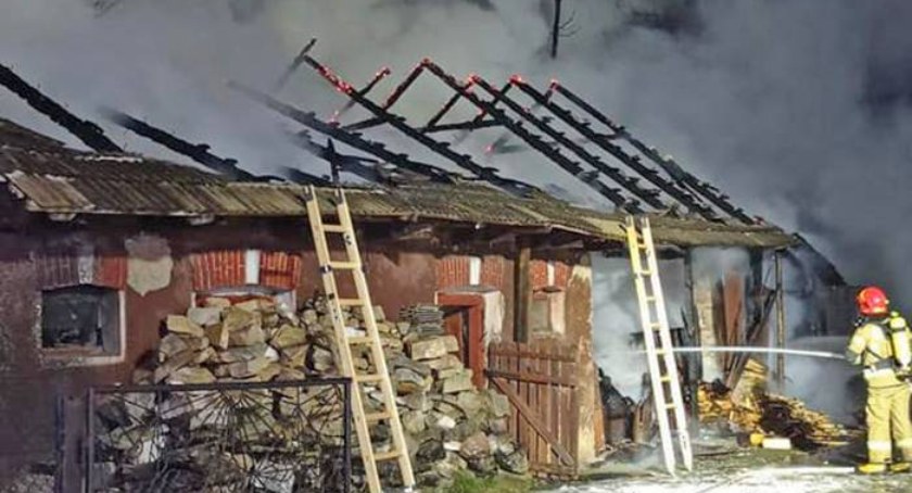 Pożar w Kornicy