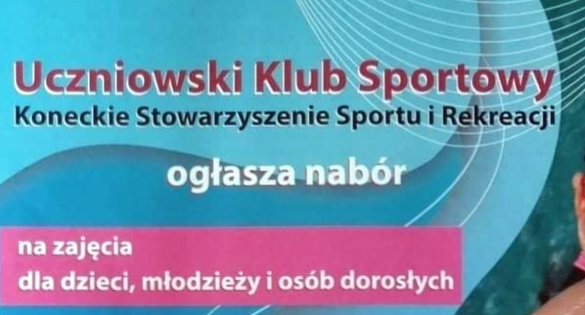 Konecki klub pływacki prowadzi nabór na...