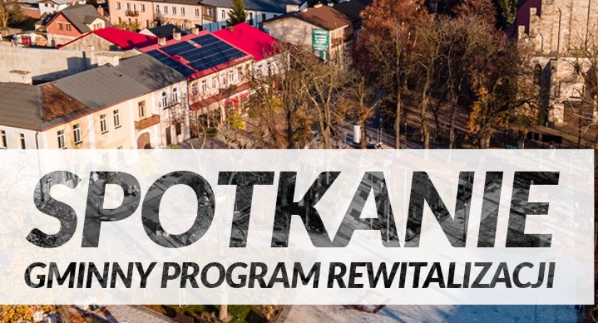GMINA KOŃSKIE. Spotkanie w sprawie gminnego programu rewitalizacji