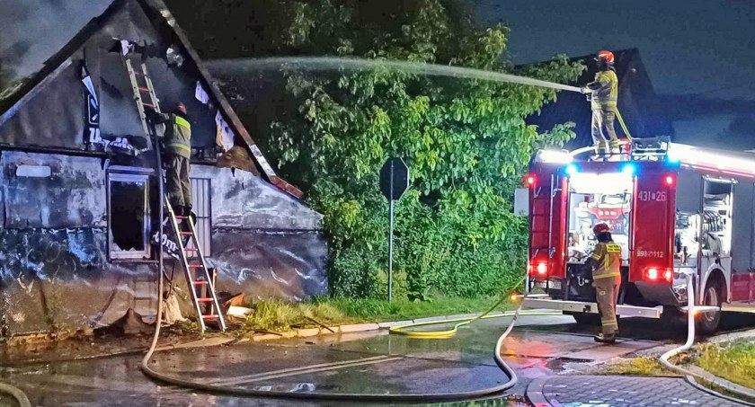 GOWARCZÓW. Podpalenie niezamieszkałego domu