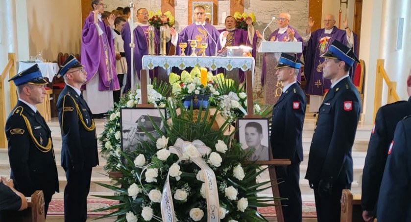 WILCZKOWICE. Pożegnanie druha, strażaka, Tomasza Gładycha