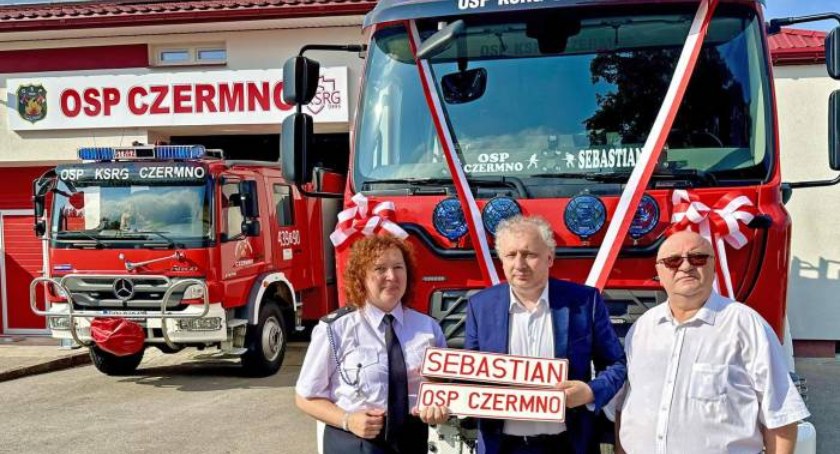 Sebastian dla strażaków z Czermna