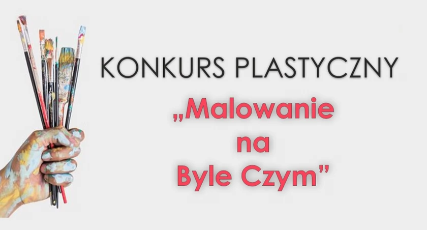 POWIAT KONECKI. Konkurs plastyczny. Namalują na byle czym