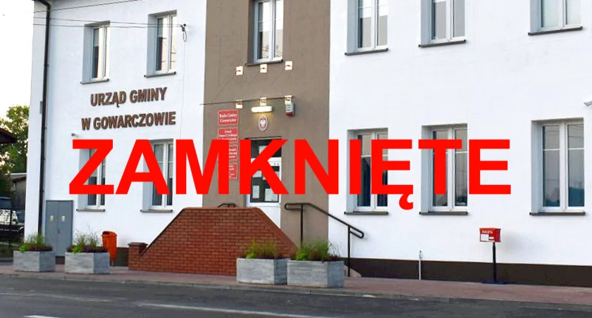 Do gowarczowskiego magistratu nie dostaniesz się w najbliższy...