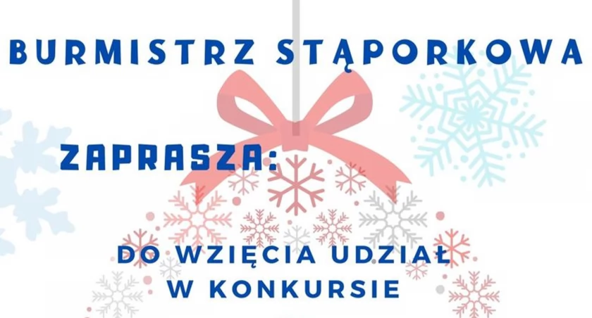 GMINA STĄPORKÓW. Konkurs na kartkę i ozdobę świąteczną
