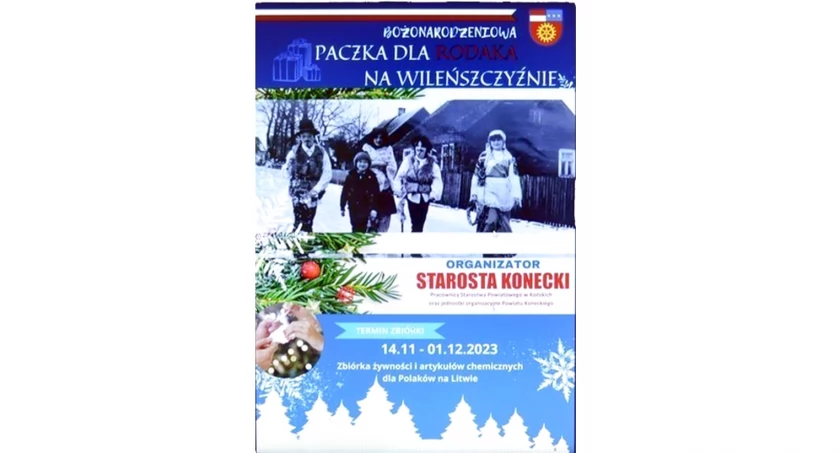 POWIAT KONECKI. Paczka dla Rodaka na Wileńszczyźnie