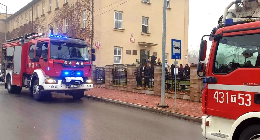 KOŃSKIE. Niewielki ogień, ewakuacja, ale to nie były ćwiczenia