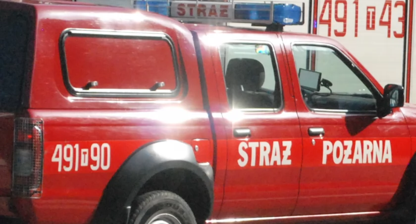 Strażacy weszli do domu w Rogowie na siłę. Na pomoc oczekiwał mężczyzna