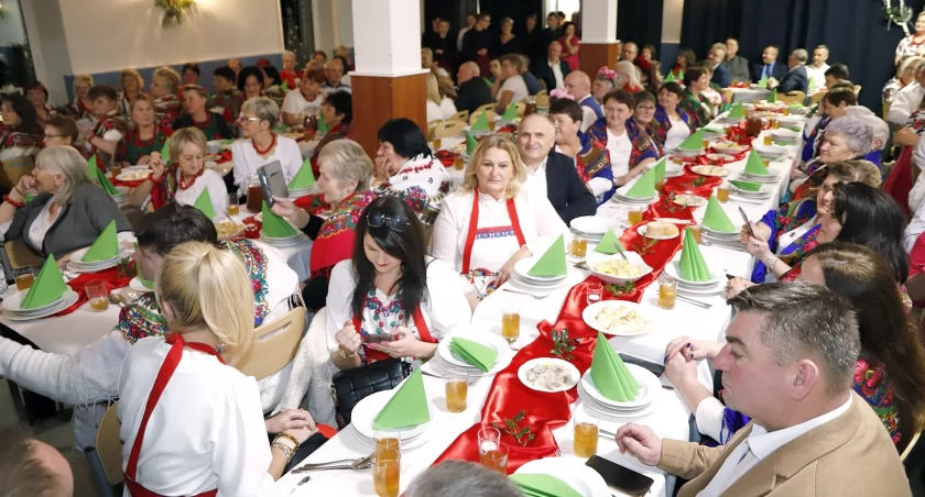 POWIAT KONECKI. Koła Gospodyń Wiejskich podsumowały mijający rok na uroczystym spotkaniu wigilijnym