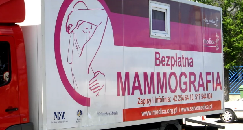 POWIAT KONECKI. Bezpłatna mammografia. Harmonogram wizyt mammobusu w styczniu 2024 r.