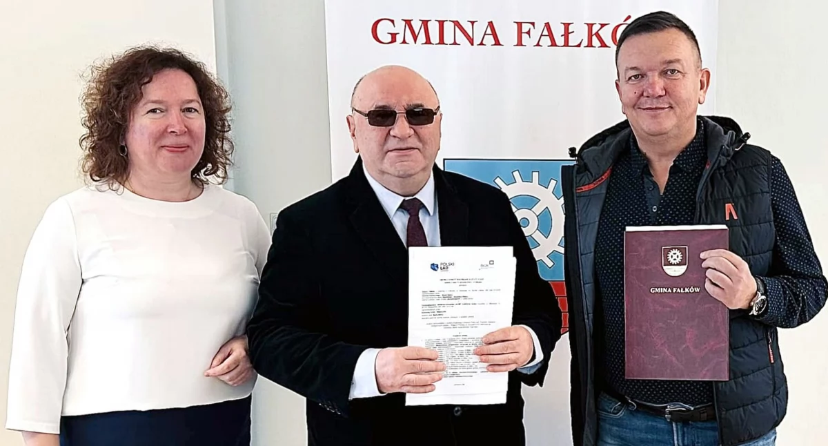 GMINA FAŁKÓW. Kolejne inwestycje zatwierdzone. Miliony z Polskiego Ładu zagospodarowane