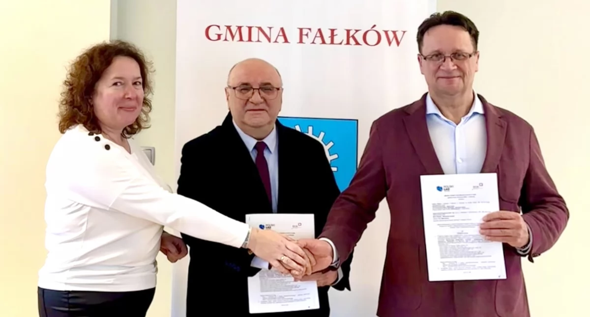 GMINA FAŁKÓW. Drogowa i oświetleniowa modernizacja miejscowości Skórnice