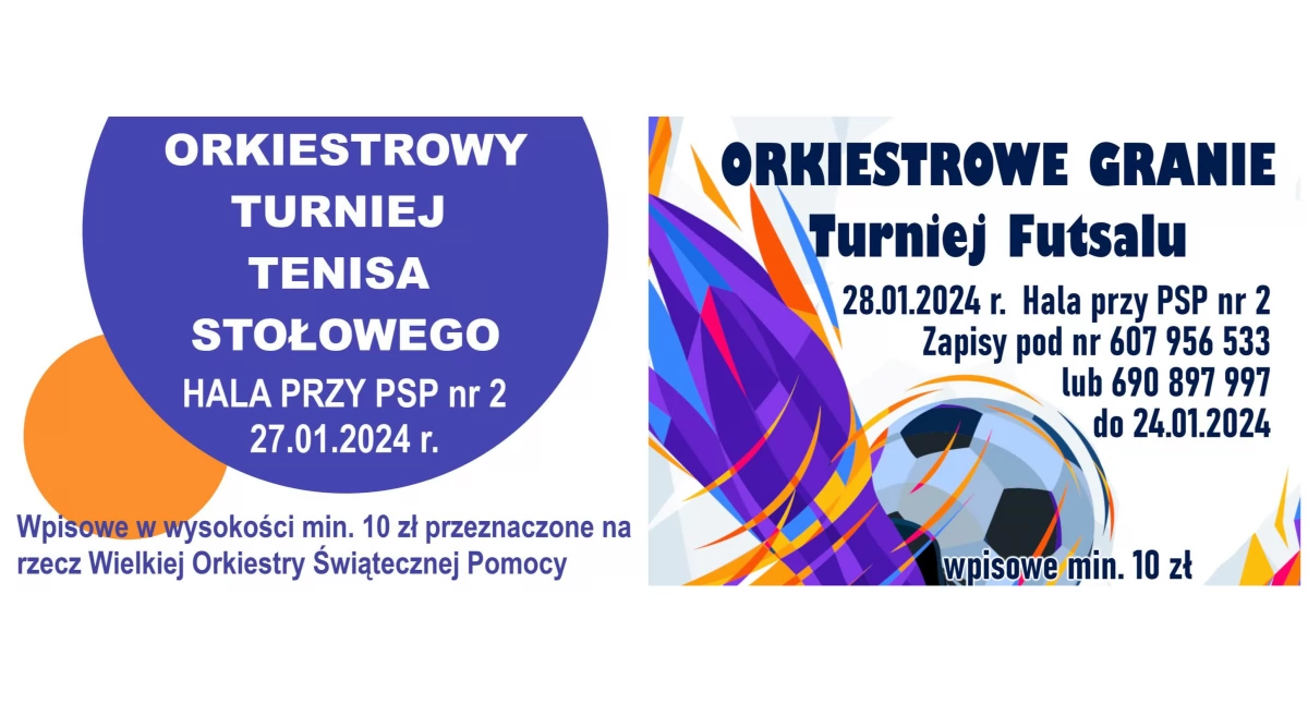 Stąporkowski sztab Wielkiej Orkiestry Świątecznej Pomocy organizuje także turnieje sportowe