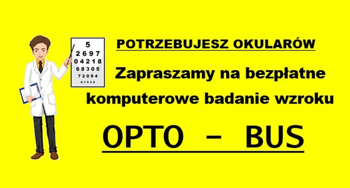 SŁUPIA KONECKA. Potrzebujesz okularów? Bezpłatne komputerowe badanie wzroku