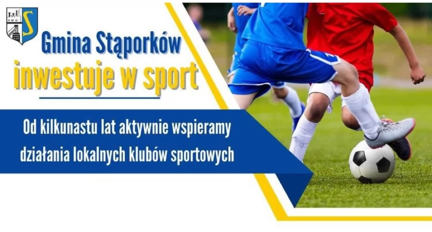 GMINA STĄPORKÓW. Inwestycje w sport. Ile w tym roku otrzymają kluby sportowe z tej gminy?