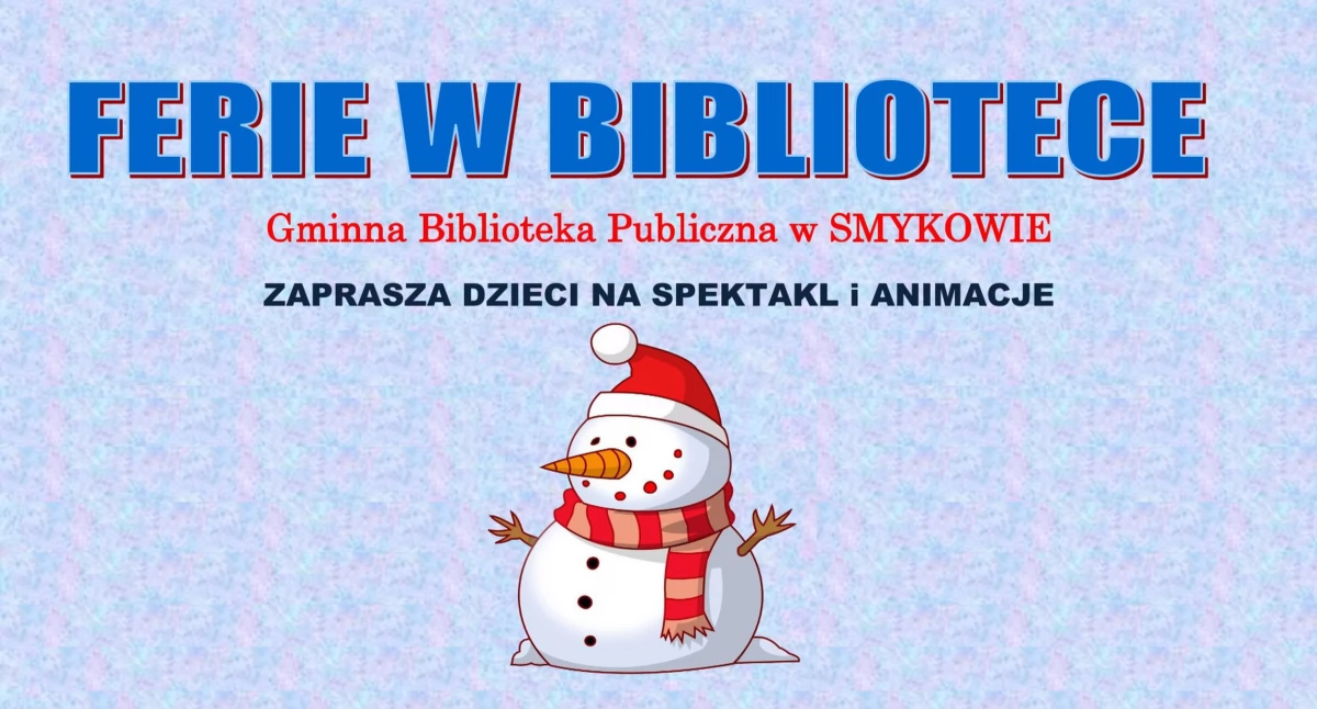 Zapraszają do Smykowa na spektakl i animacje dla dzieci. Będzie się działo!