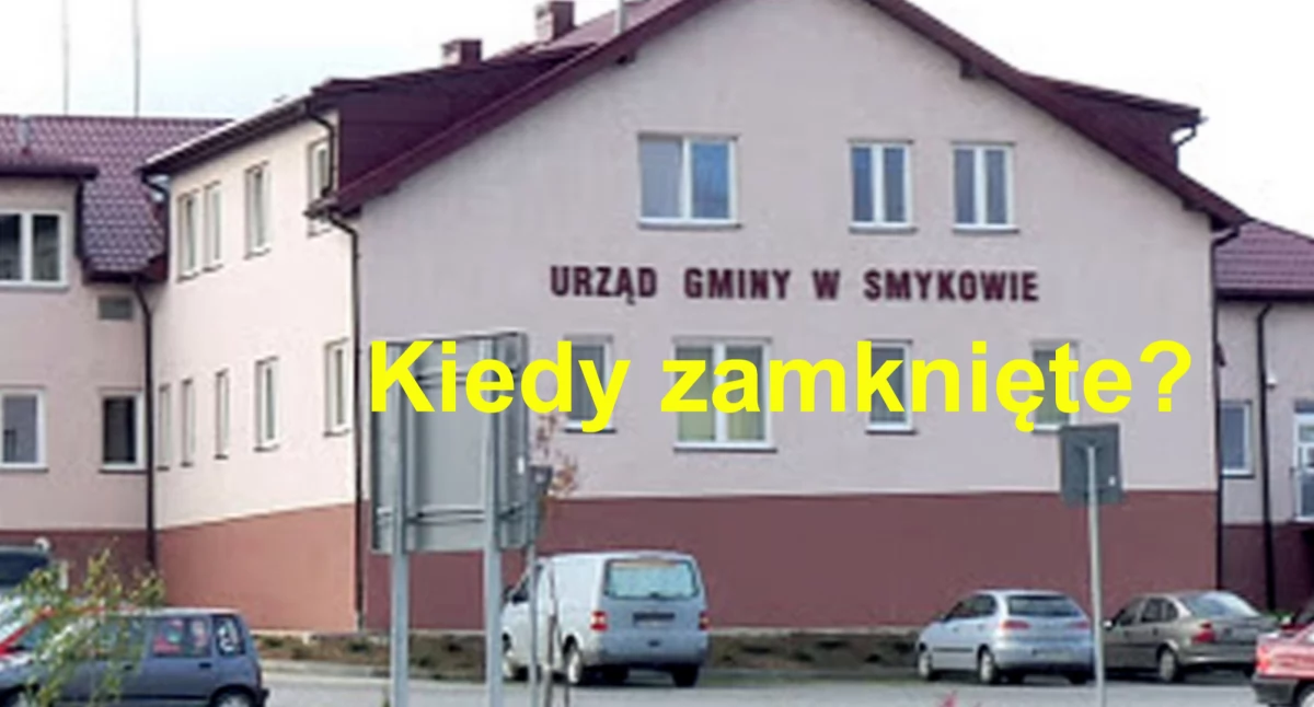 GMINA SMYKÓW. Sprawdź, kiedy nie załatwisz żadnej sprawy w Urzędzie Gminy w Smykowie