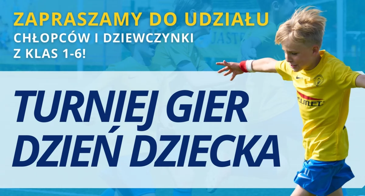 KOŃSKIE. Zapraszają na Turniej Gier i Dzień Dziecka z konecką Akademią Piłkarską Champions!