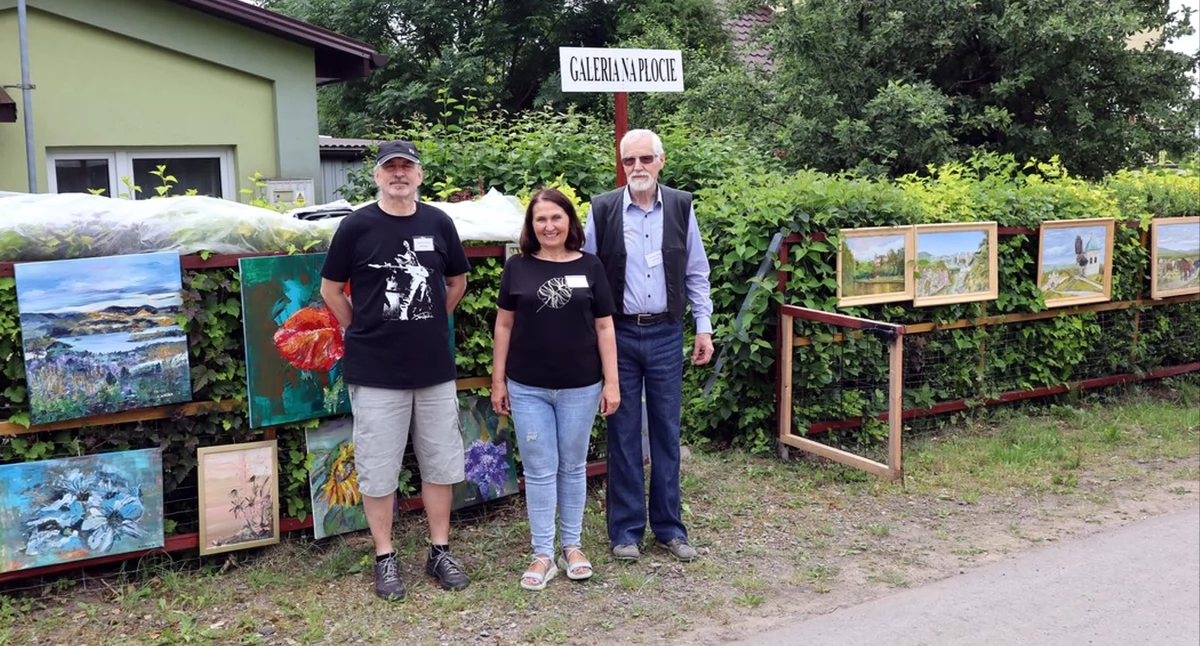 GOSAŃ. Wystawa prac malarskich w nietuzinkowym otoczeniu dostępna dla wszystkich [ZDJĘCIA]